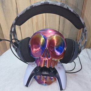 Skull Zombie Wireless Gaming Controller and Headset Holder Stand Holder Ps5 Xbox